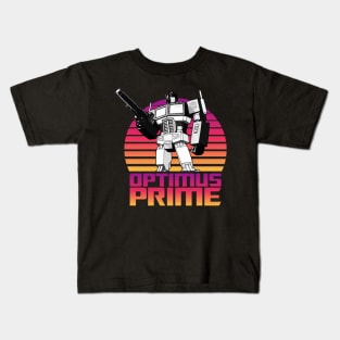 Retro Transformers Optimus Prime Kids T-Shirt